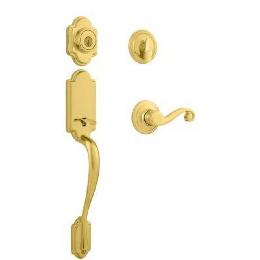 * Sales Online Signature Series Arlington Handleset, With Smartkey, Polished Brass