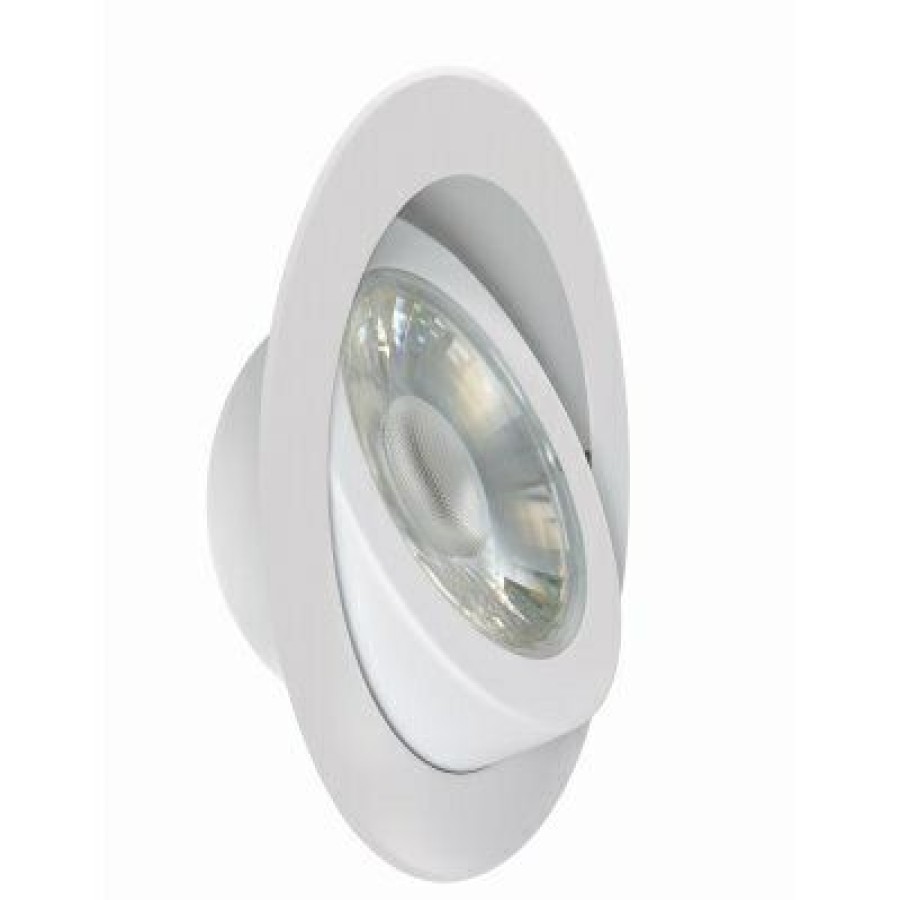 * Discount Online Led Canless Recessed Adjustable Downlight, Color Selectable, 11 Watt, 6 In.