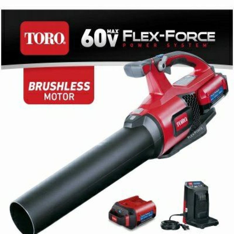 * Limit Offer 60-Volt Max Cordless Brushless Leaf Blower, 605 Cfm/115 Mph