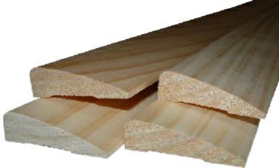 * Limit Offer Solid Pine Moulding, Ranch Base, 7/16 X 3.25-In. X 8-Ft.