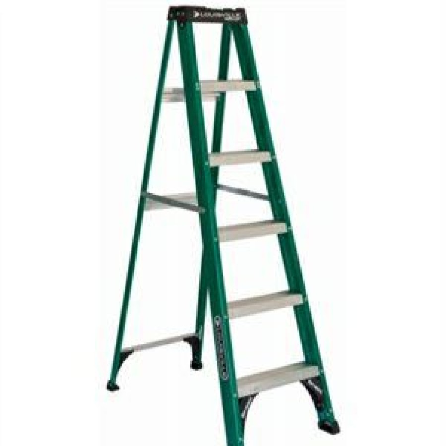 * Sales Online 6-Ft. Step Ladder, Fiberglass, Type Ii, 225-Lb. Duty Rating