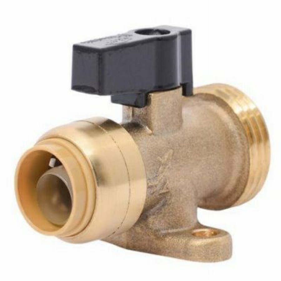 * Discount Online Washing Machine Straight Valve, Brass, 3/4 X 1/2 In.