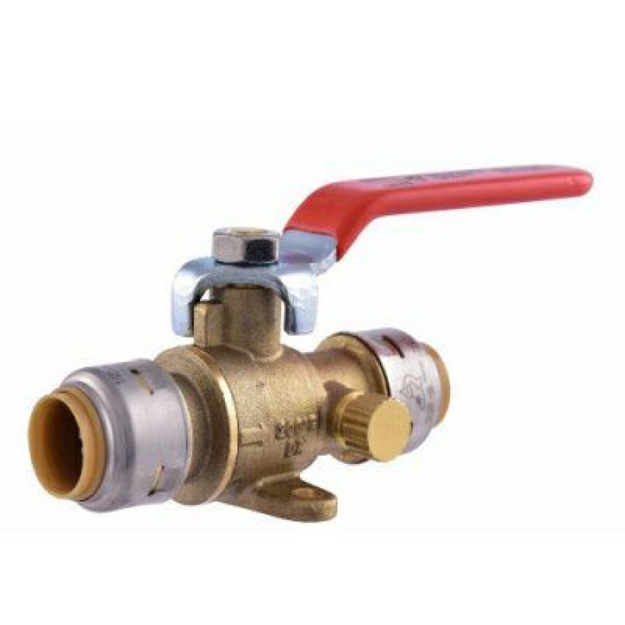 * On Sale Ball Valve With Drain, 1/2-In.