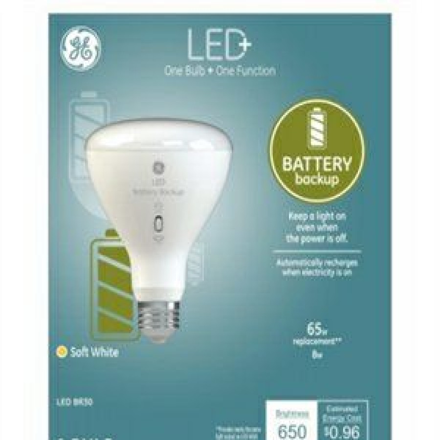 * Sales Online Led+ Battery Back Up Bulb, Br30, 650 Lumens, 8 Watt