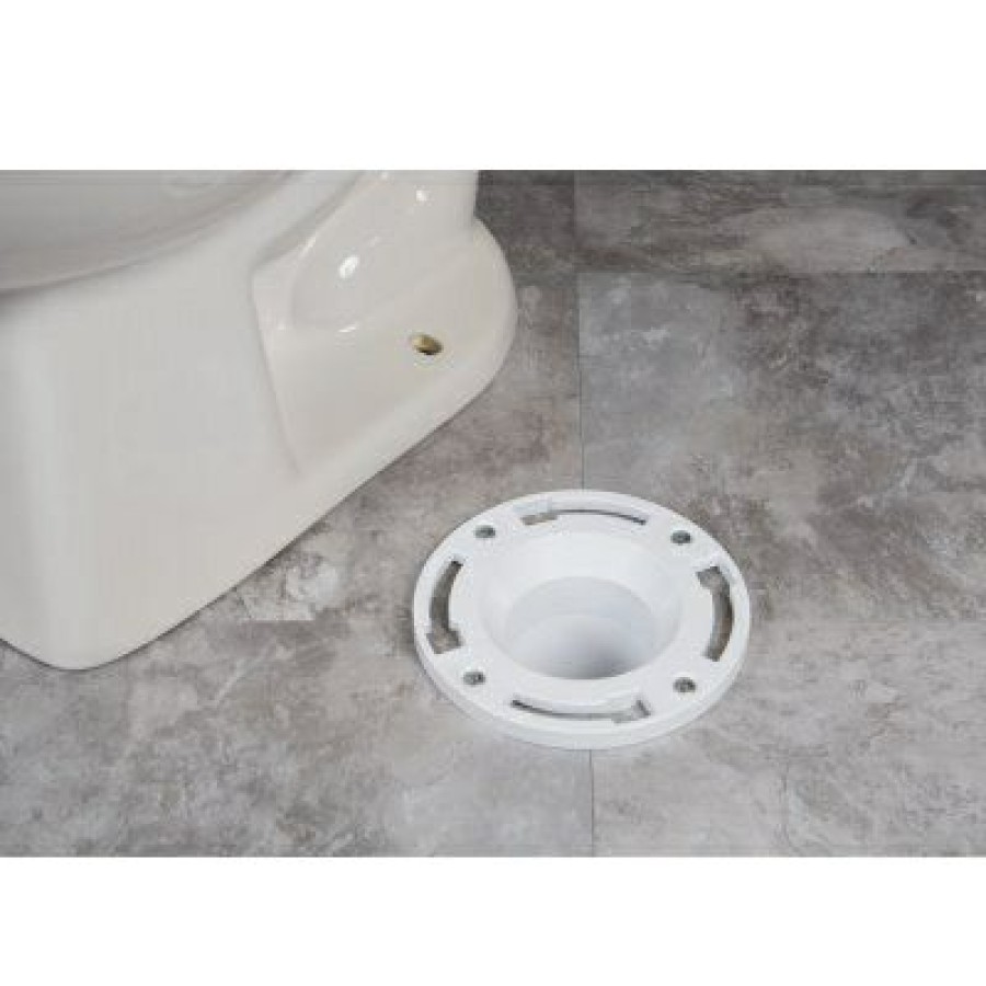 * On Sale Pvc Pipe Fitting,Twist-N-Set Closet Flange, 4 In.