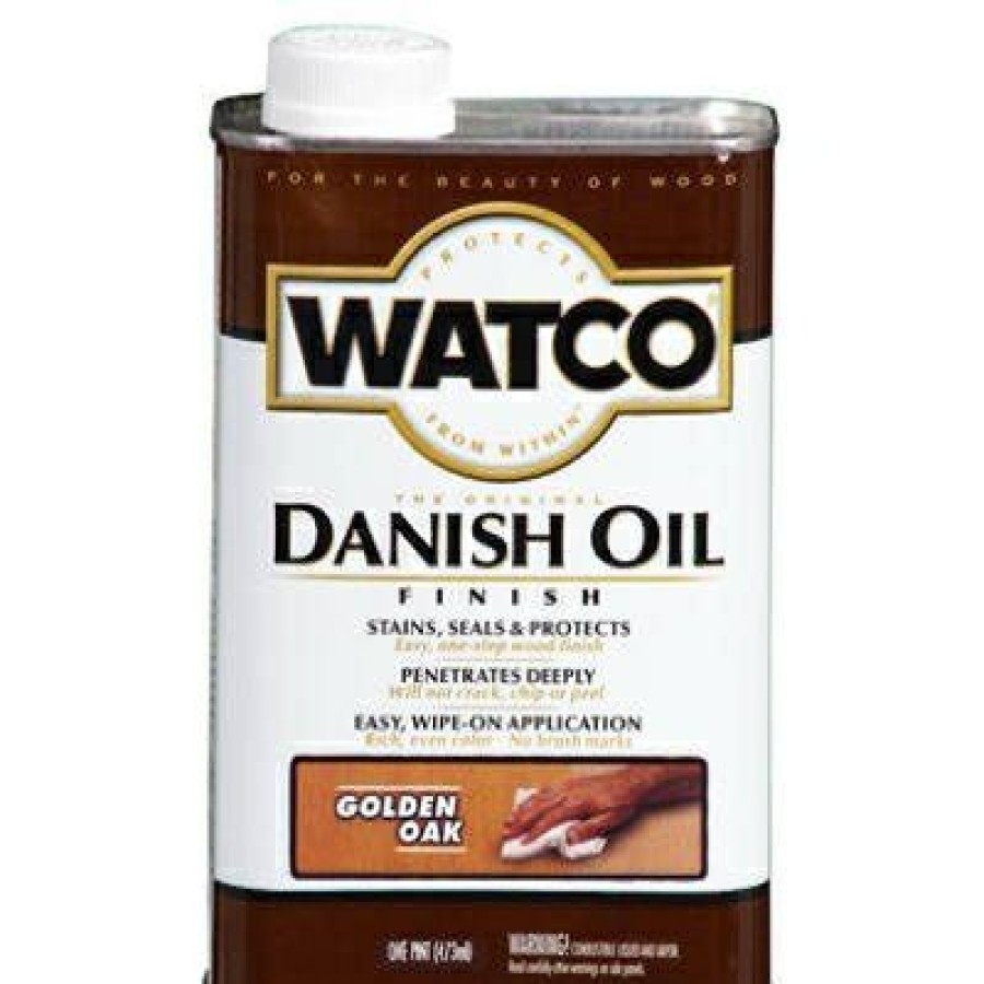 * Clearance Danish Oil Wood Finish, Golden Oak, 1-Qt.