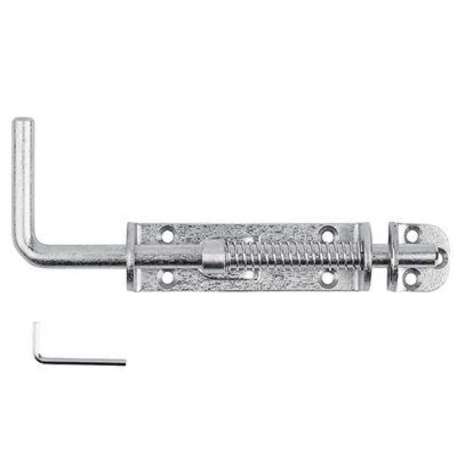 * Special Offers Spring-Loaded Sliding Bolt, Heavy-Duty, Zinc