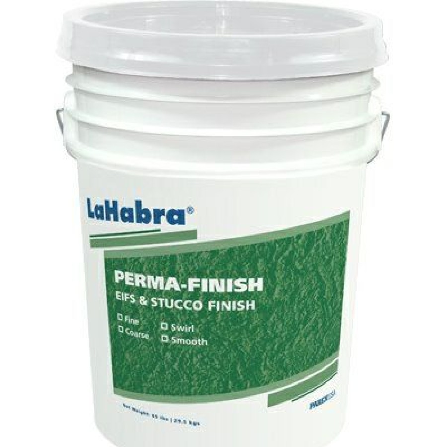 * Discount Online Perma-Finish Stucco Finish, Light Base, Swirl Texture, 65 Lbs.