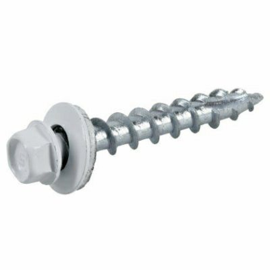 * Sales Online Powerpro Osb Roofing Screws, White, #12/14 X 1.5 In., 1 Lb.