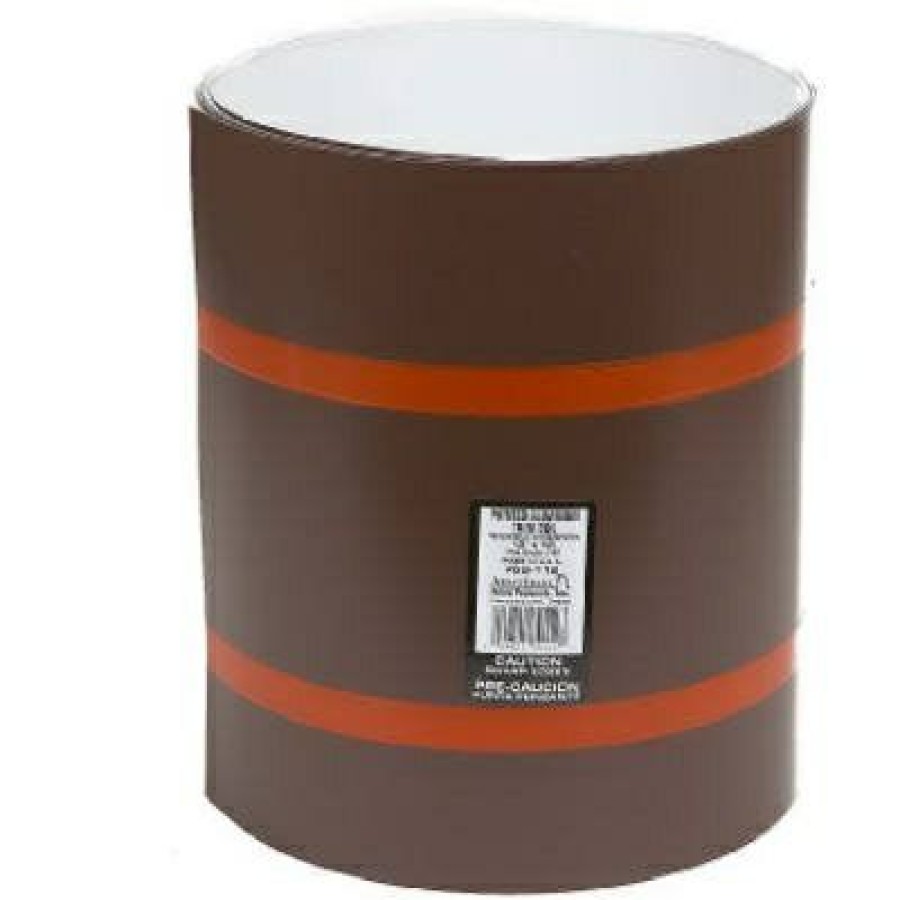 * Prefential Price Trim Coil, White/Brown Painted Aluminum, 12-In. X 50-Ft.