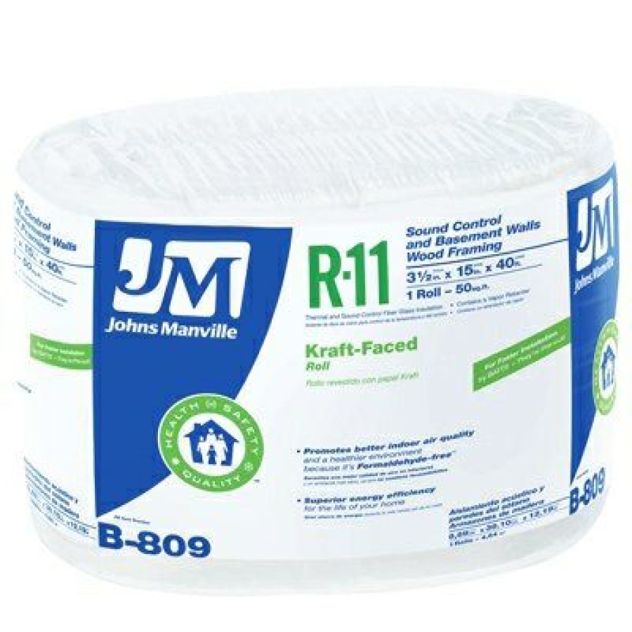 * Sales Online R11 Kraft Fiberglass Insulation, 50 Sq. Ft. Coverage, 3.5 X 15-In. X 40-Ft. Roll