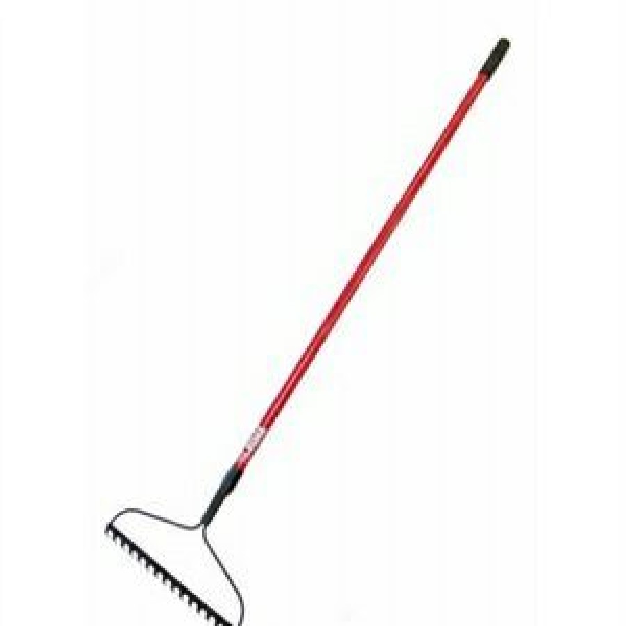 * Limit Offer 16-In. Poly Bow Rake, Cushion Grip 66-In. Fiberglass Handle