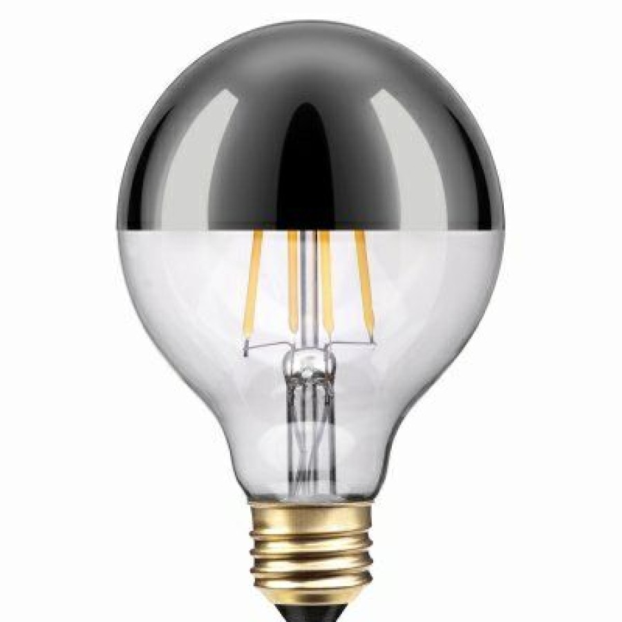 * Clearance Led Filament Light Bulb, G25, 3.5-Watts