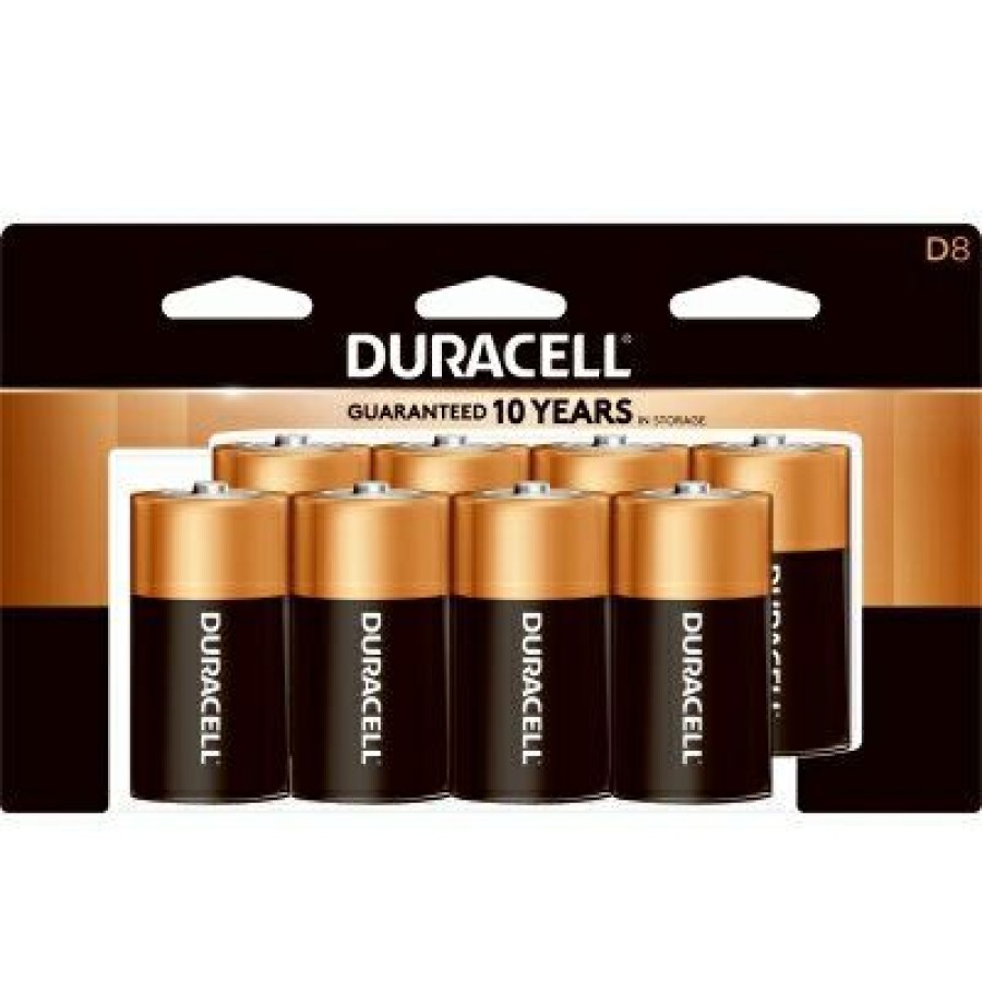 * Clearance Alkaline Batteries, D, 8-Pk.