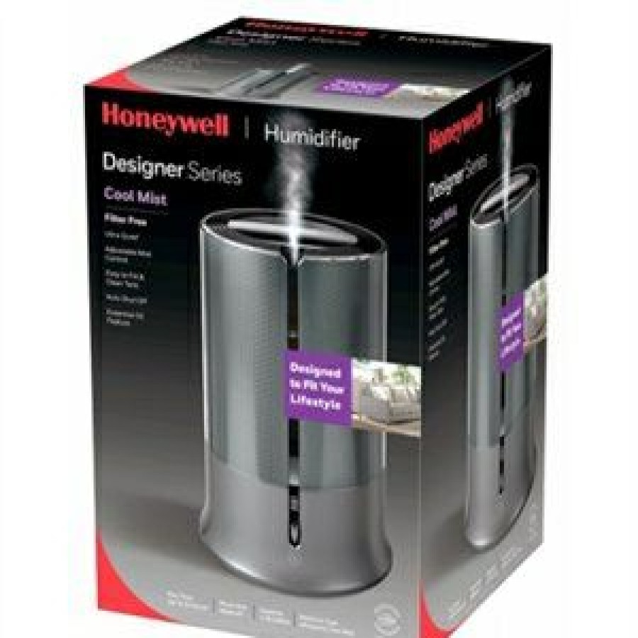 * Half Off Designer Series Cool Mist Humidifier, Gray, 1.25-Gallons