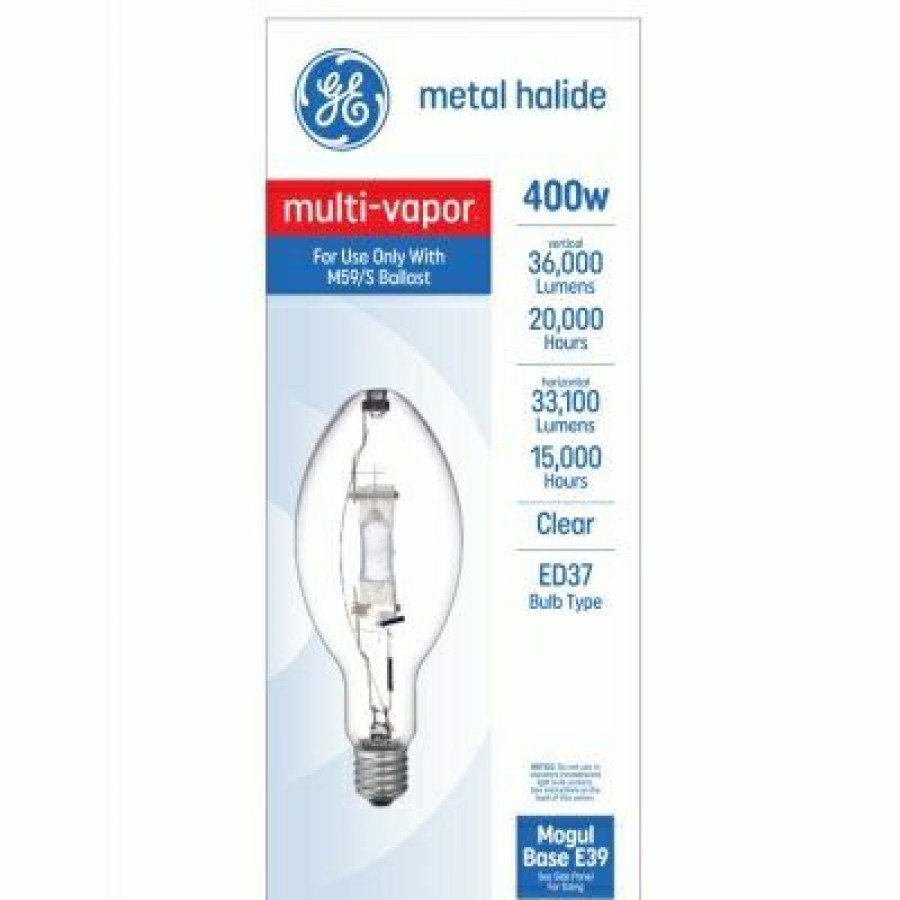 * Limit Offer Multi-Vapor Metal Halide Lamp, Clear, 400 Watt