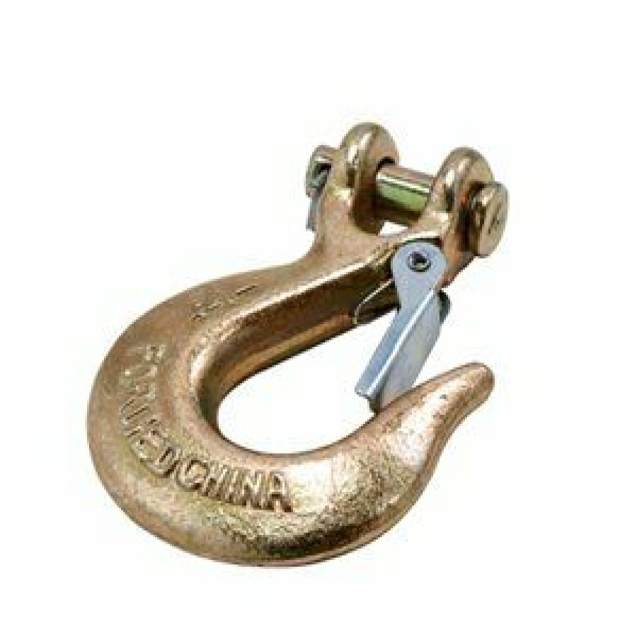 * Sales Online Clevis Hook With Latch, Forged Steel, 3/8-In.