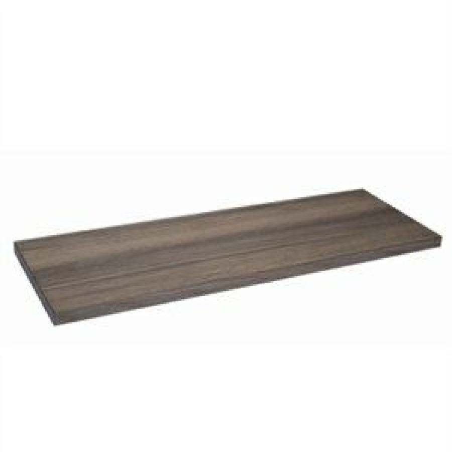 * Half Off Shelf, Diamond Ash Melamine, 12 X 48-In.