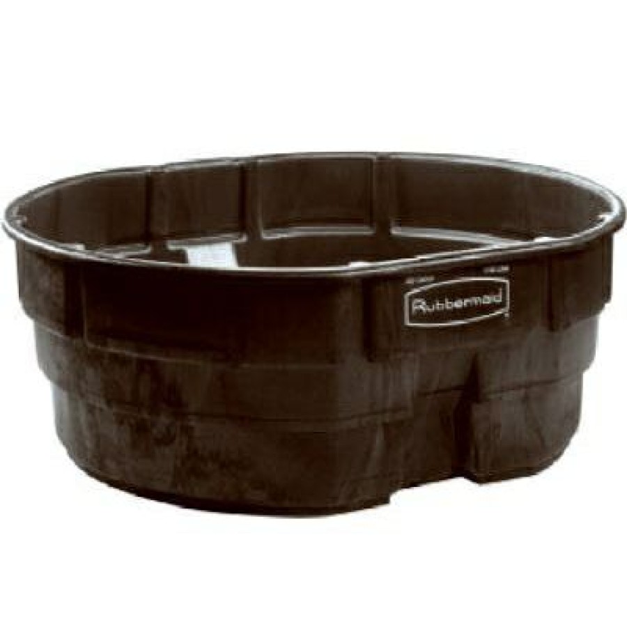 * Discount Online Stock Tank, Black Weather & Crack-Resistant Structural Foam Plastic, 300-Gals.