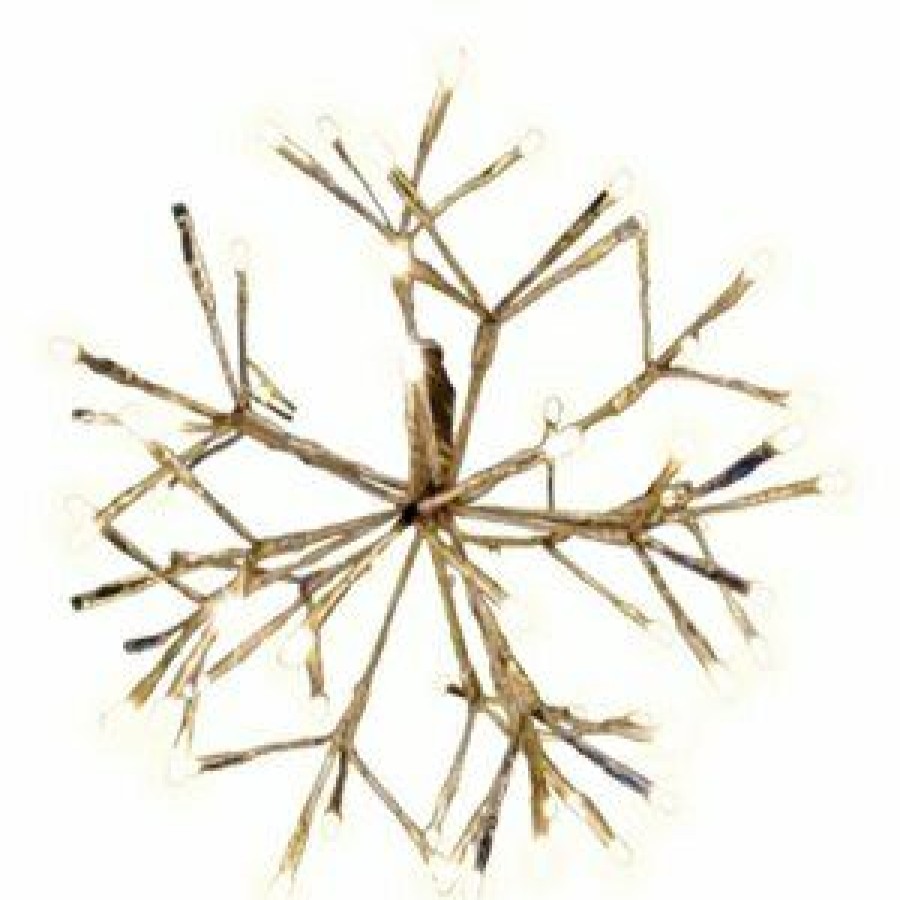 * Special Offers Led Shimmering Sphere, Wire Branches, Gold & Warm White, 12-In.