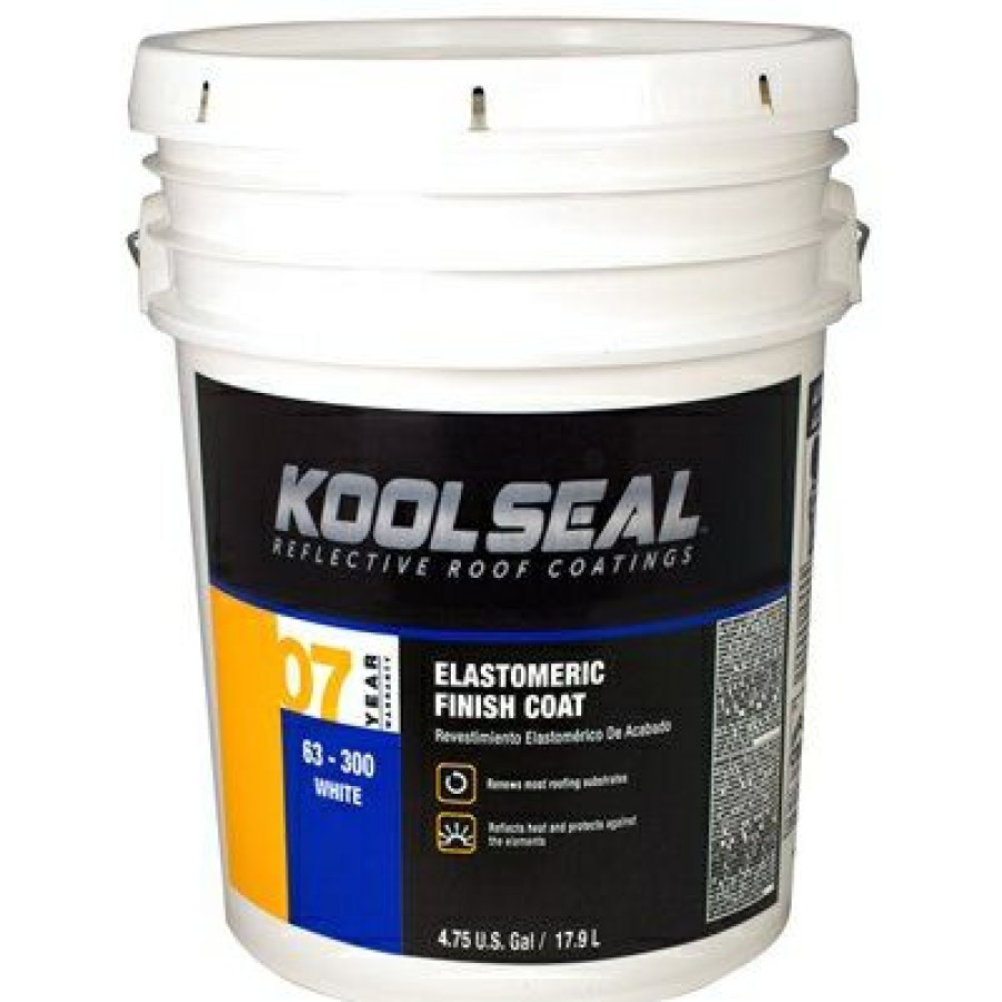 * Half Off White Elastomeric Roof Coating , 4.75 Gals.