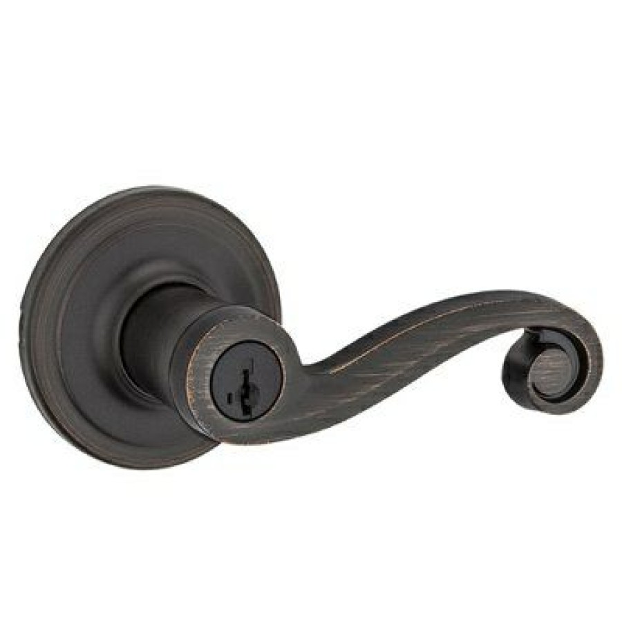 * Clearance Signature Bronze Lido Keyed Entry Lever With Smartkey