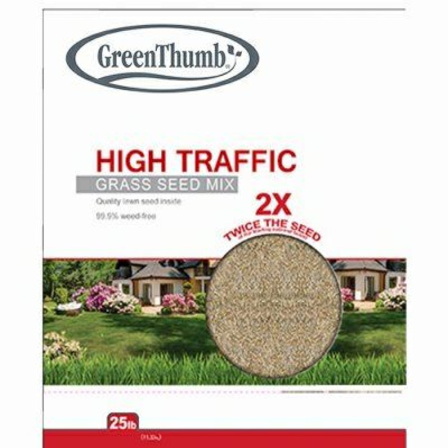 * Half Off High-Traffic Grass Seed, 25 Lbs., Covers 8,250 Sq. Ft.