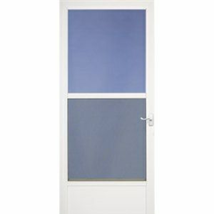 * On Sale Classic View Storm Door, White, 32 X 80-81-In.