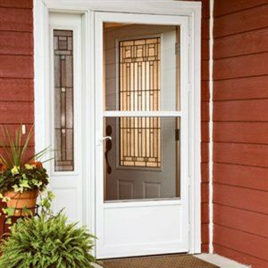 * On Sale Classic View Storm Door, White, 32 X 80-81-In.