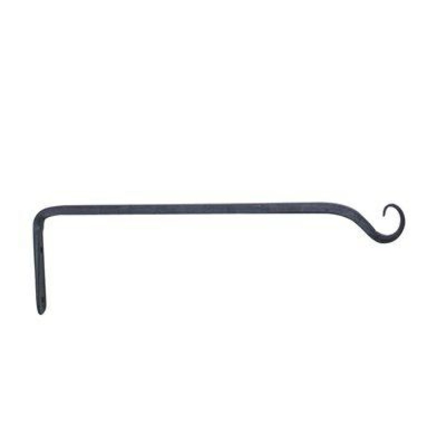 * Sales Online Hanging Plant Hook, Straight, Black, 15-In.