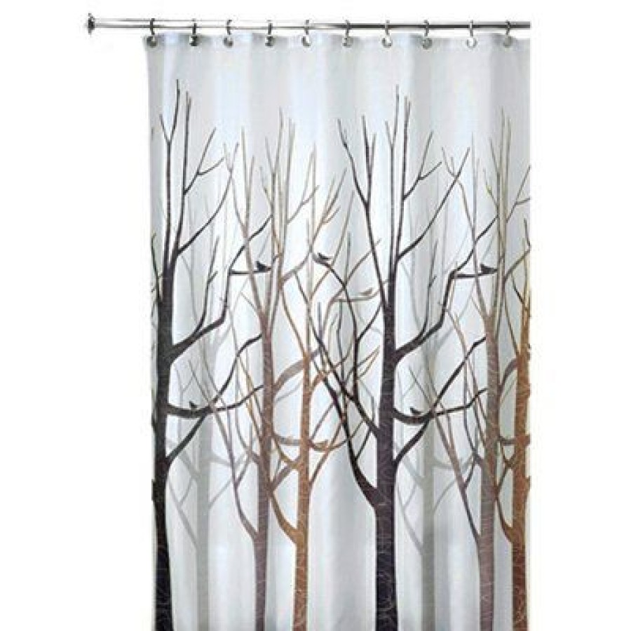 * Limit Offer Shower Curtain, Forest, Polyester, 72 X 72-In.