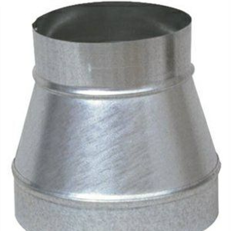 * On Sale Hvac Duct Pipe Reducer/ Increaser, No Crimp, 28 Gauge, 7 X 5 In.