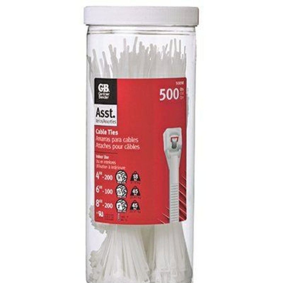 * Sales Online Cable Tie Canister, 500-Pc.