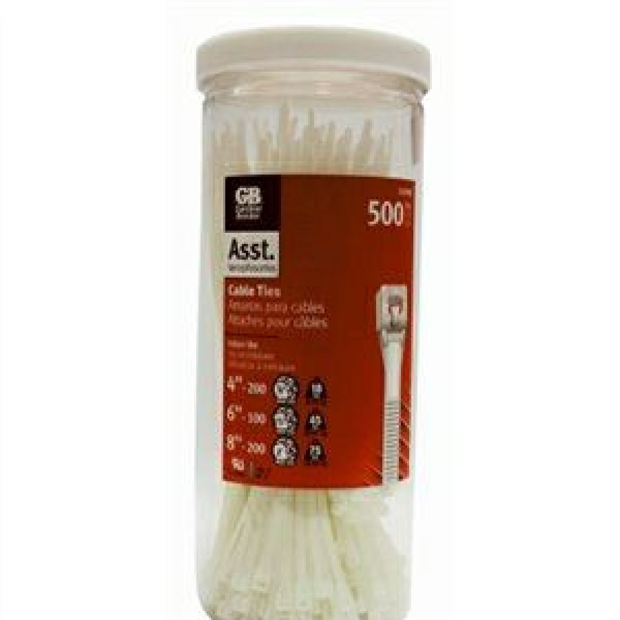 * Sales Online Cable Tie Canister, 500-Pc.