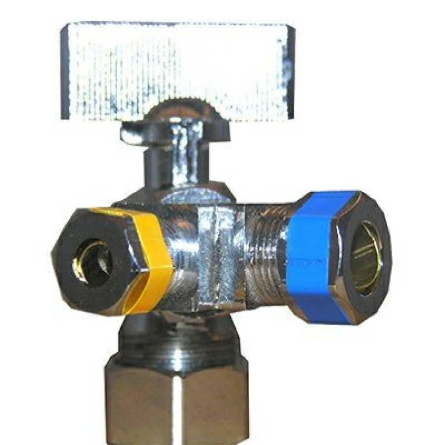 * Sales Online 3-Way Valve, 1/2 X 3/8 X 1/4-In.