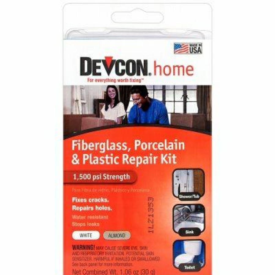 * Special Offers Fiberglass, Porcelain And Plastic Bathtub Repair Kit, White & Almond