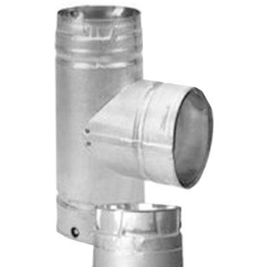 * Discount Online Pellet Pipe Vent Clean-Out Tee, 4 In.