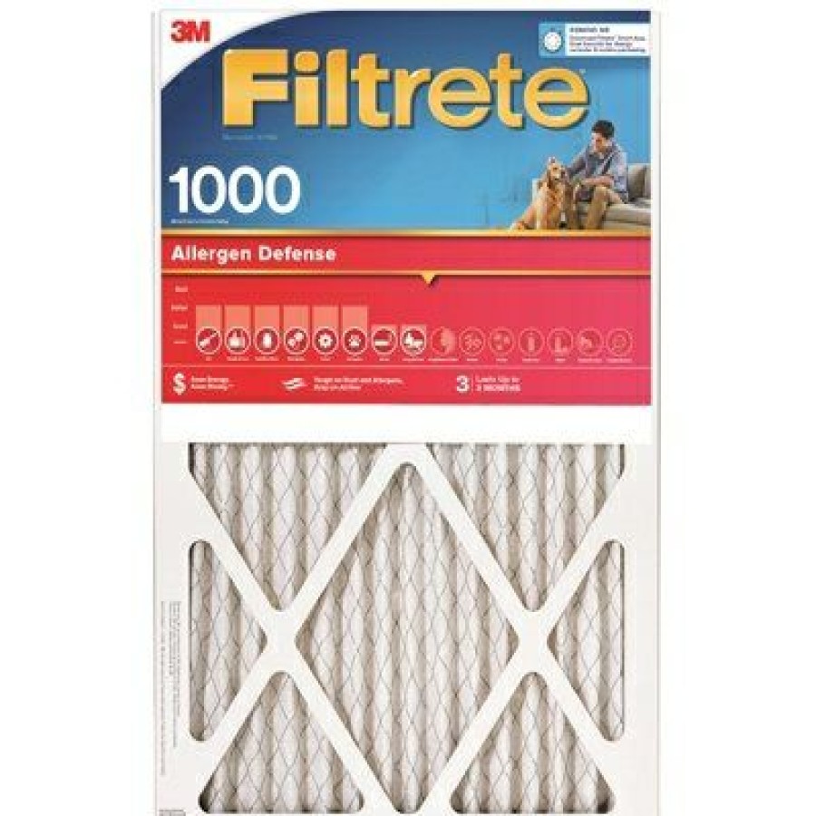 * Prefential Price Allergen Defense Red Micro Pleated Air Air Filter, 3 Months, 12X24X1-In.