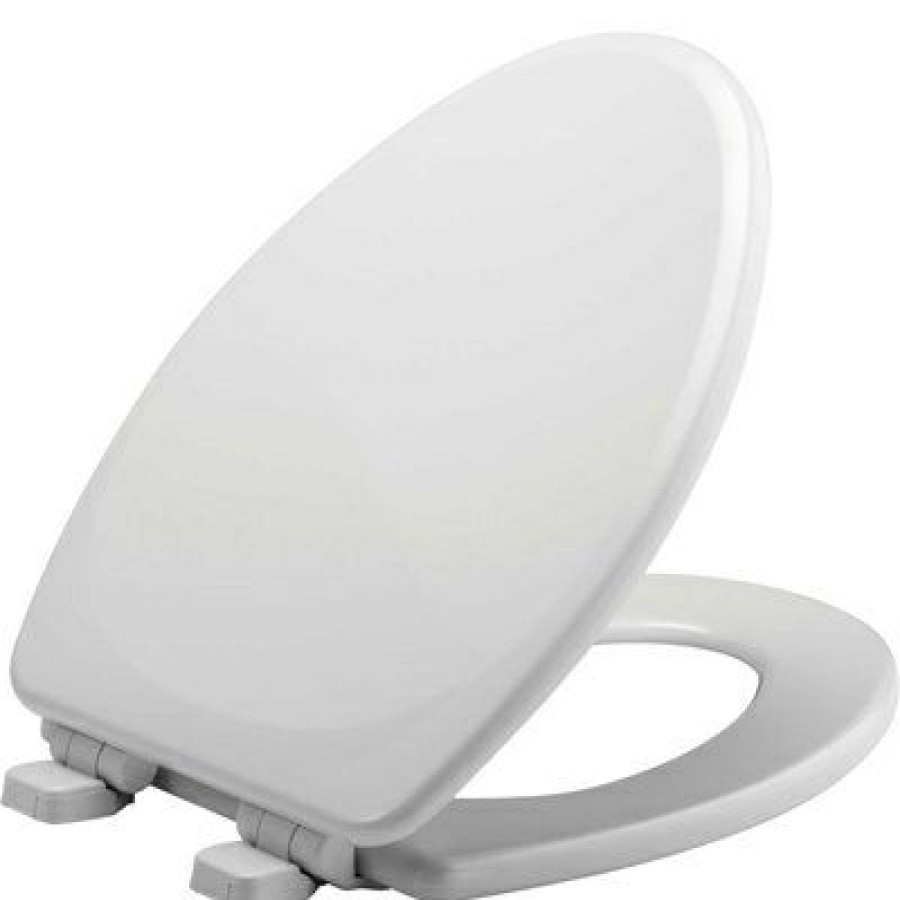 * Sales Online Toilet Seat, Elongated, Slow-Closing, White