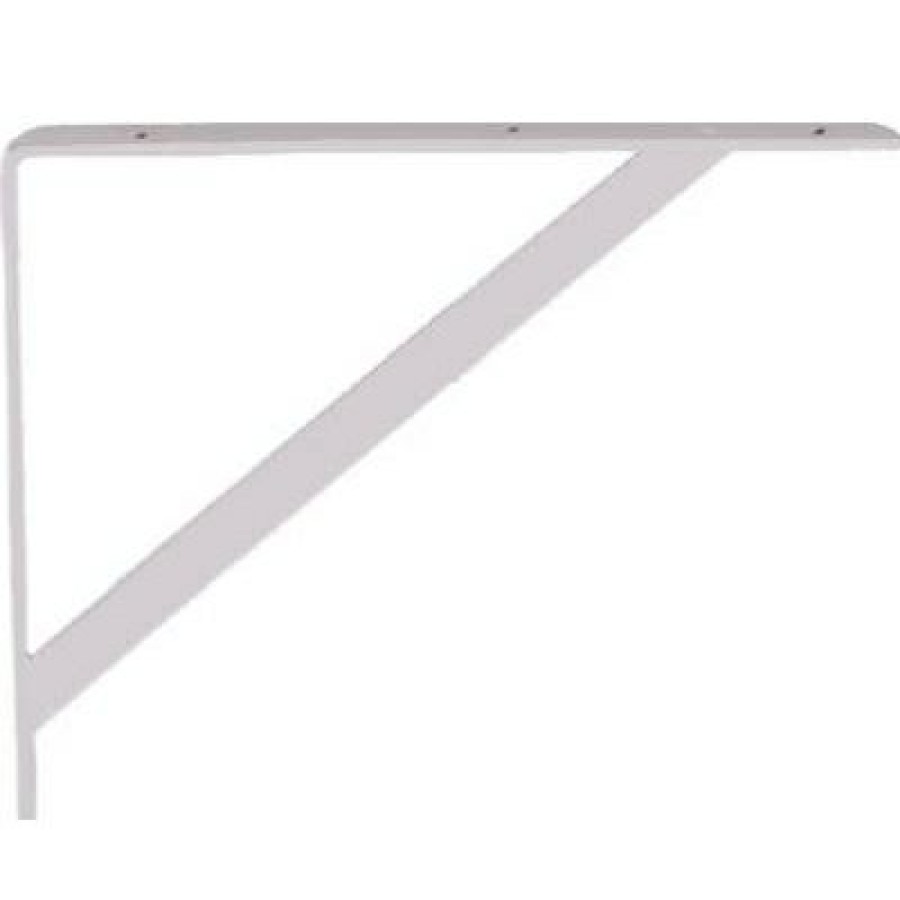 * Discount Online 16-In. White Shelf Bracket